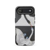 The Swan no 1 - Hilma Af Klint Phone Case Iphone 17 Air / Matte Black White Swan Phone Case Glossy Finish Hilma Klint, Birds she Unveils,