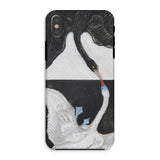The Swan no 1 - Hilma Af Klint Phone Case Iphone Xs / Matte Swan-themed Phone Case Hilma Klint, Birds she Unveils, Unveils Polarity