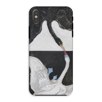 The Swan no 1 - Hilma Af Klint Phone Case Iphone Xs / Matte Swan-themed Phone Case Hilma Klint, Birds she Unveils, Unveils Polarity
