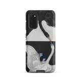 The Swan no 1 - Hilma Af Klint Samsung Case, Galaxy S20 / Matte, Phone Case Black White Swan Design