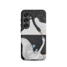 The Swan no 1 Hilma Af Klint Samsung Case, Galaxy S25 / Matte, Black White Swan Art Phone Case