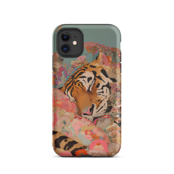 Sweet Dreams - Bengal Tiger Surrealism Iphone Case, 11 / Matte, Tiger-themed Phone Case