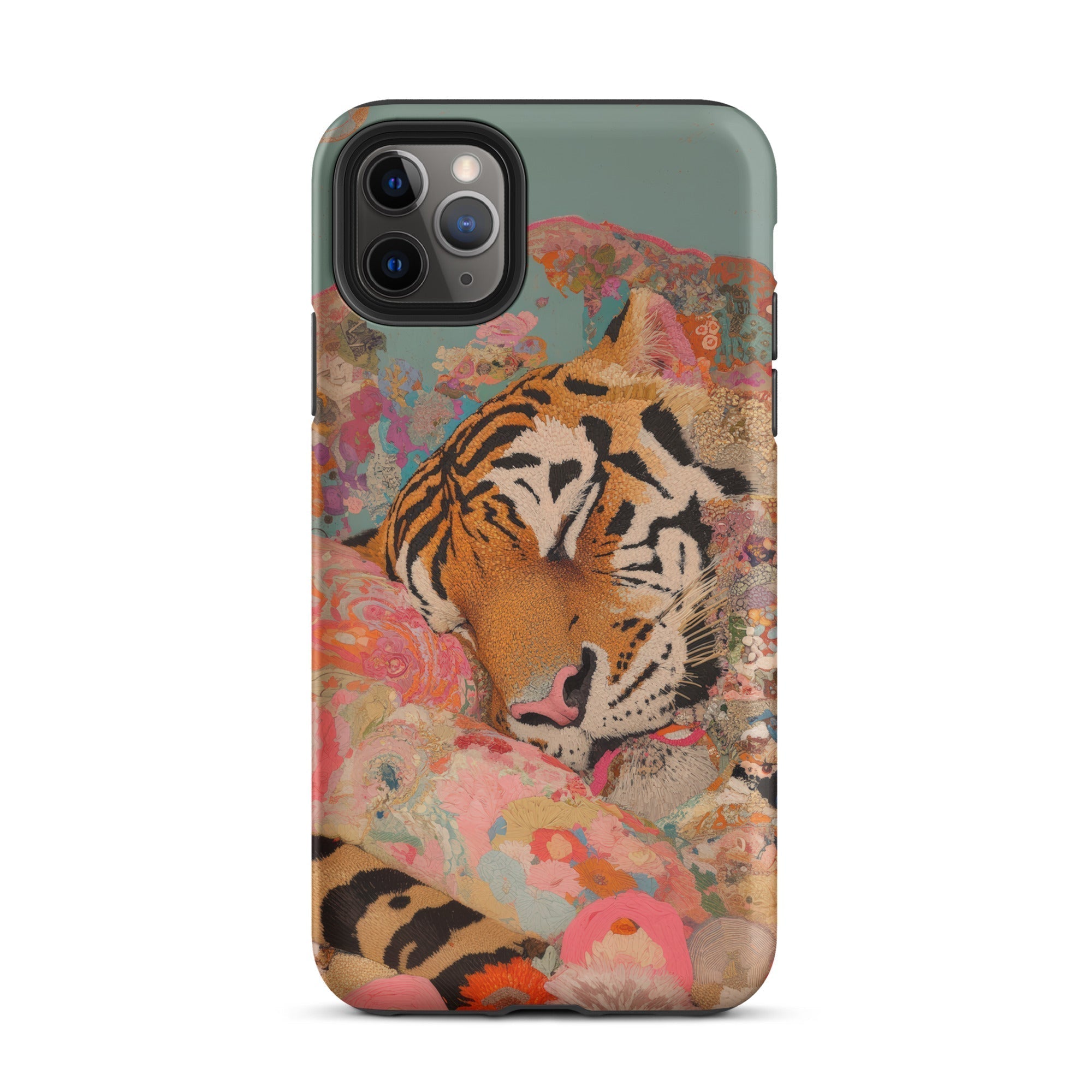 Sweet Dreams Bengal Tiger Surrealism Iphone Case, 11 Pro Max / Matte, Tiger Themed Phone Case