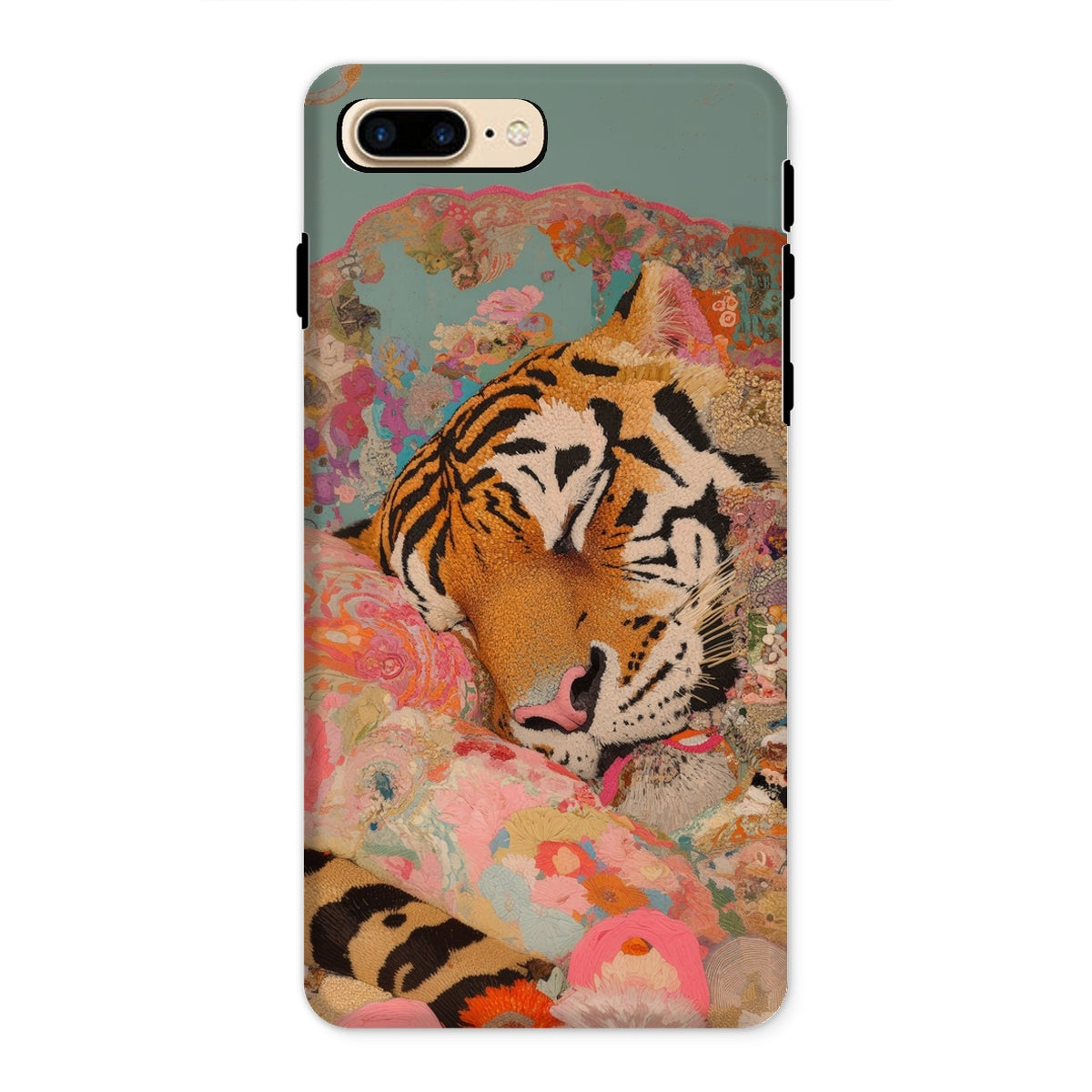 Sweet Dreams Bengal Tiger Surrealism Iphone Case, 8 Plus / Matte, Tiger Themed Phone Case