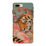 Sweet Dreams - Bengal Tiger Surrealism Iphone Case, 8 Plus / Matte, Tiger-themed Phone Case