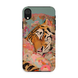 Sweet Dreams - Bengal Tiger Surrealism Iphone Case, Xr / Matte, Tiger-themed Phone Case