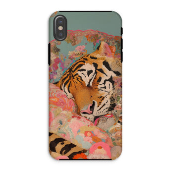Sweet Dreams - Bengal Tiger Surrealism Iphone Case, Xs / Matte, Tiger-themed Phone Case