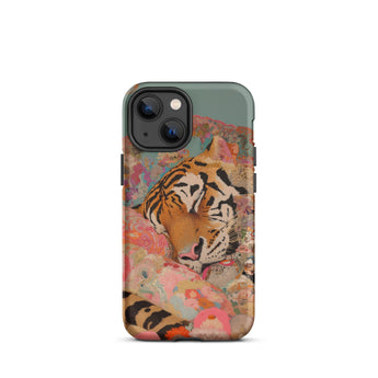Sweet Dreams - Bengal Tiger Surrealism Phone Case Iphone 13 Mini / Matte Tiger-themed Phone Case Bengal Tiger Surrealism, Iphone Case, Roar