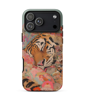 Iphone 17 Pro Max / Matte Sweet Dreams - Bengal Tiger Surrealism Phone Case, Roar it Exhales
