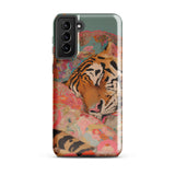 Sweet Dreams - Bengal Tiger Surrealism Samsung Case, Galaxy S21 Plus / Gloss, Smartphone Case Tiger Design