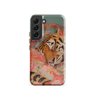 Sweet Dreams Bengal Tiger Surrealism Samsung Case, Galaxy S22 / Gloss, Smartphone Case Tiger Graphic