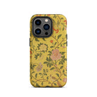 Sweet Summer Painted Chinese Silk Iphone Case, 14 Pro / Matte, Floral Patterned Phone Case
