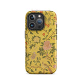 Sweet Summer - Painted Chinese Silk Iphone Case, 16 Pro / Matte, Floral Patterned Phone Case