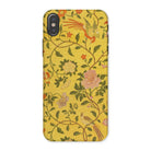 Sweet Summer - Painted Chinese Silk Iphone Case, x / Matte, Floral Patterned Phone Case