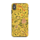 Sweet Summer - Painted Chinese Silk Iphone Case, Xs Max / Matte, Floral Bird Patterned Phone Case