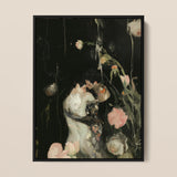 Sweet Surrender - Stampa artistica neo-romantica gay, 12x16’’ / 31x41cm / Tela / Cornice nera, Poster, stampe e arte visiva, Toby Leon