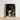 Framed Art Print Romantic Dark-toned Painting Two Figures Sweet Surrender, Neo-romantic Embrace Lit, Blush Pink Bloom