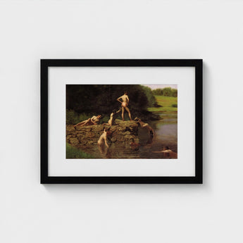 Swimming Hole - Thomas Eakins Art Print / Canvas, Captures, Robust Masculinity Prints