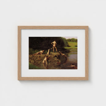Swimming Hole - Thomas Eakins Art Print / Canvas, Captures, Robust Masculinity Prints