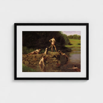 Swimming Hole - Thomas Eakins Art Print / Canvas, Captures, Robust Masculinity Prints