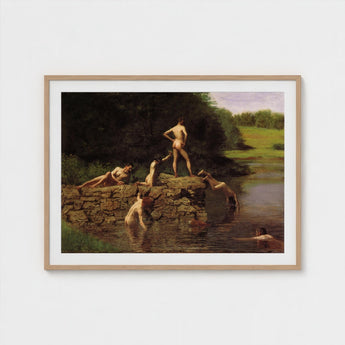Swimming Hole - Thomas Eakins Art Print / Canvas, Captures, Robust Masculinity Prints