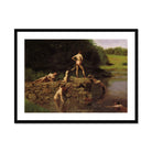 Swimming Hole Thomas Eakins Art Print, Framed Classical Painting Swimmers Hole