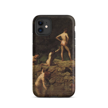 Swimming Hole - Thomas Eakins Iphone Case, 11 / Matte, Phone Case Classical Painting Nude Men