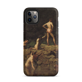 Swimming Hole - Thomas Eakins Iphone Case, 11 Pro Max / Matte, Phone Case Classical Painting