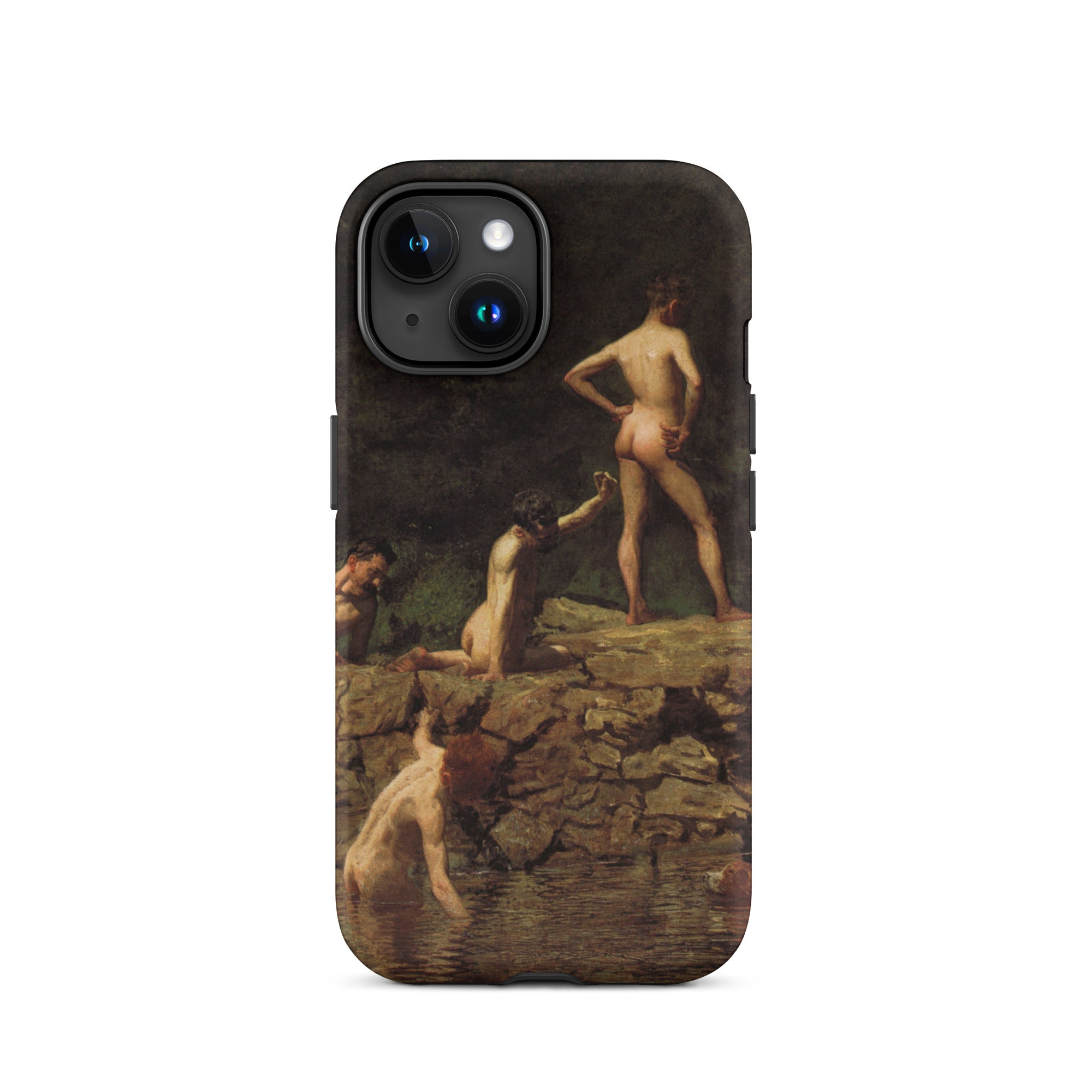 Swimming Hole Thomas Eakins Iphone Case, 15 / Matte, Phone Case Nude Figures