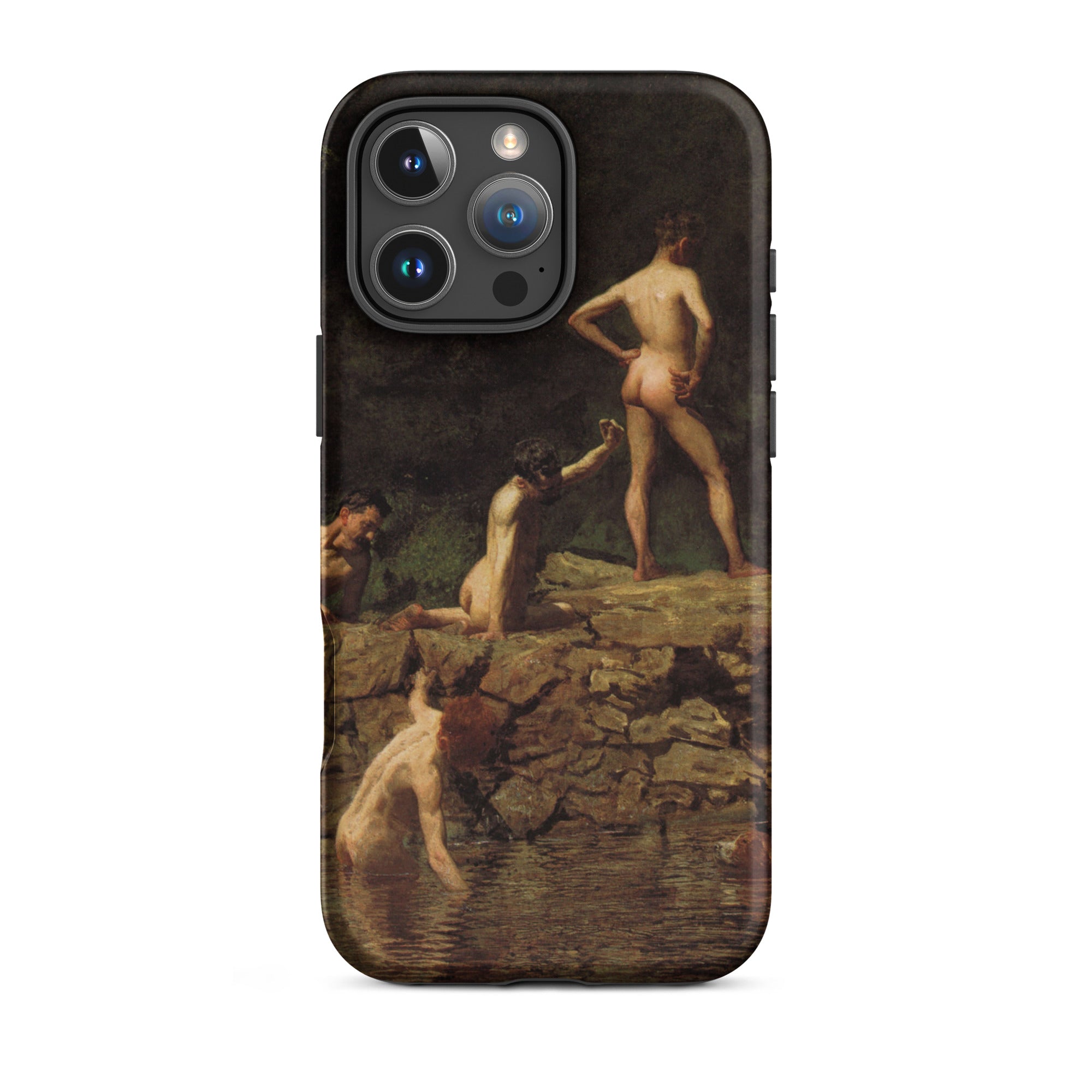Swimming Hole Thomas Eakins Iphone Case, 16 Pro Max / Matte, Artistic Phone Case