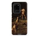 Swimming Hole Thomas Eakins Samsung Case, Galaxy S20 Ultra / Matte, Black Smartphone Case Classical Painting Nude Male Figures