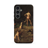 Swimming Hole - Thomas Eakins Samsung Case, Galaxy S24 Plus / Matte, Smartphone Case Classical Painting Nude Figures