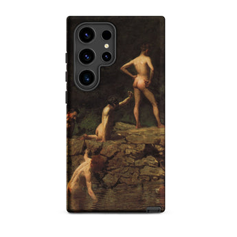 Swimming Hole - Thomas Eakins Samsung Case, Galaxy S24 Ultra / Matte, Smartphone Classical Painting Nude Figures Case