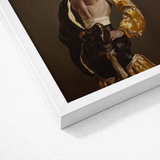 Framed Reproduction Classical Painting Figure Rich Black Gold Gay Matador’s Bravado, Matador Fashionista Art, Meets Queer Sensuality