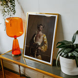 Swish Pricks - Gay Matador Fashionista Art Print, Framed Portrait Horned Man