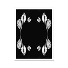 Pearly Whites - Koh Chang Rorschach Lilies Art Print 12’’x16’’ Posters Prints & Visual Artwork