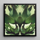 Open Wide - Trippy Succulent Agave Plant Art Framed Canvas Posters Prints & Visual Artwork