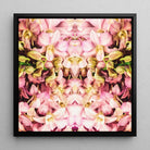 Pretty in Pink - Kaleidoscopic Orchid Art Framed Canvas Posters Prints & Visual Artwork