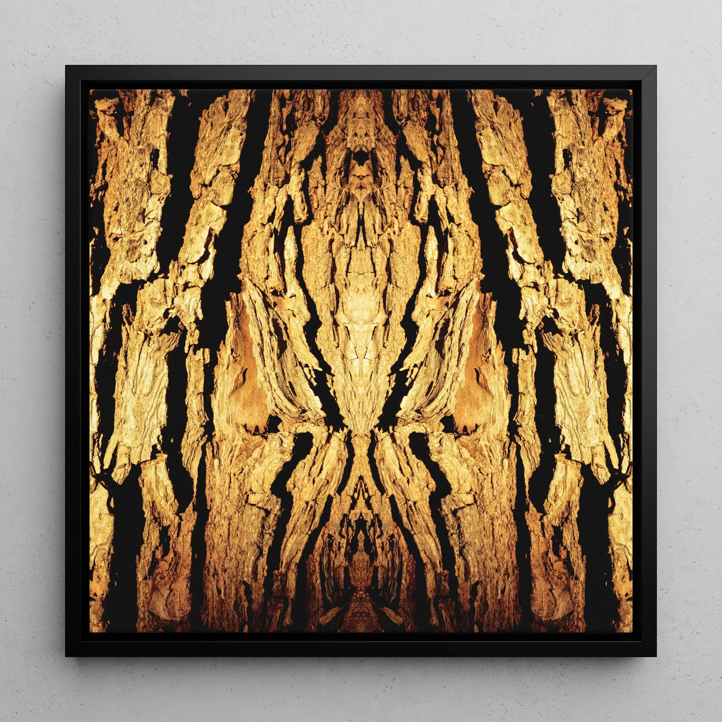 Barking Mad - Trippy Tree Trunk Art Framed Canvas Posters Prints & Visual Artwork