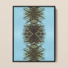 Pointy - Modern Mirrored Botanical Leaf Art Framed Canvas Posters Prints & Visual Artwork