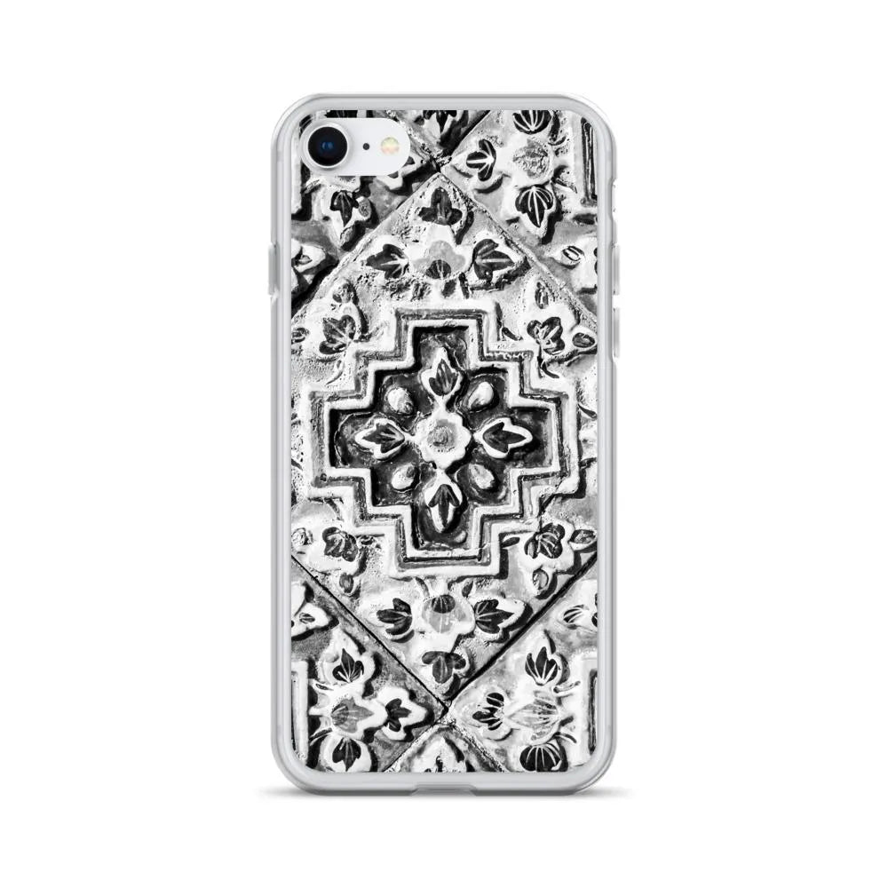 Tactile - Designer Travels Art Iphone Case - Black And White - Iphone Se - Mobile Phone Cases - Aesthetic Art