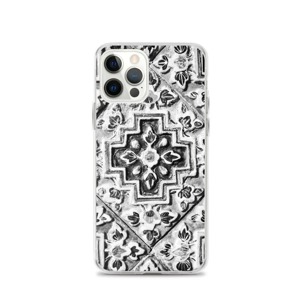 Tactile - Designer Travels Art Iphone Case - Black And White - Iphone 12 Pro - Mobile Phone Cases - Aesthetic Art