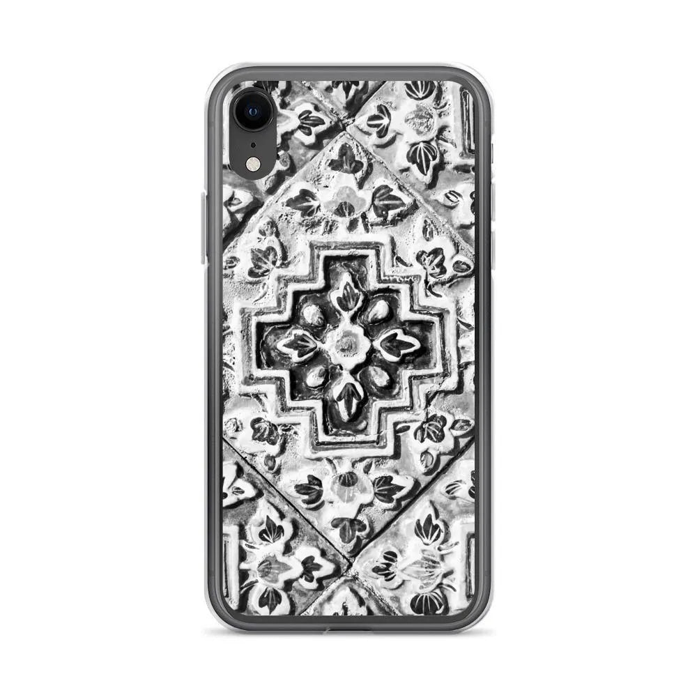 Tactile - Designer Travels Art Iphone Case - Black And White - Iphone Xr - Mobile Phone Cases - Aesthetic Art
