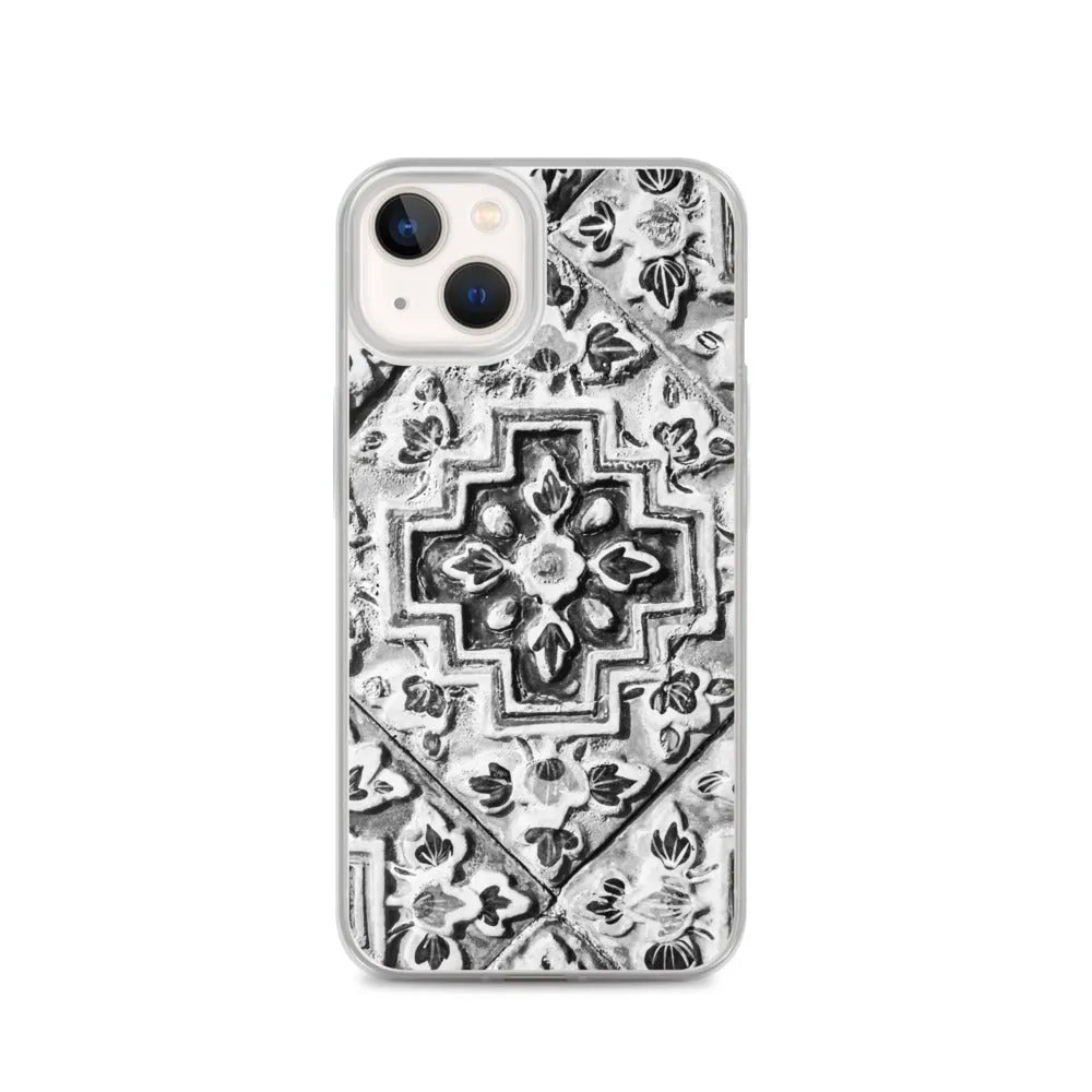 Tactile - Designer Travels Art Iphone Case - Black And White - Iphone 13 - Mobile Phone Cases - Aesthetic Art