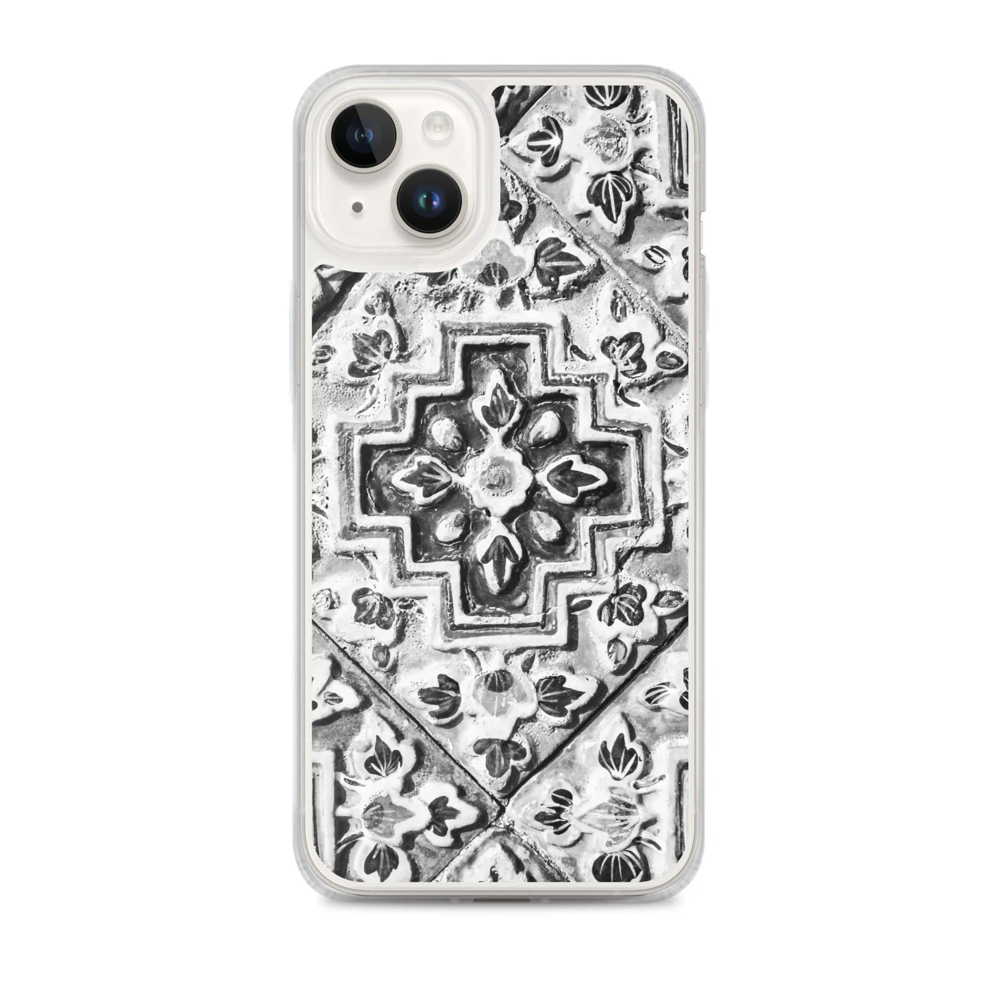 Tactile - Designer Travels Art Iphone Case - Black And White - Iphone 14 Plus - Mobile Phone Cases - Aesthetic Art