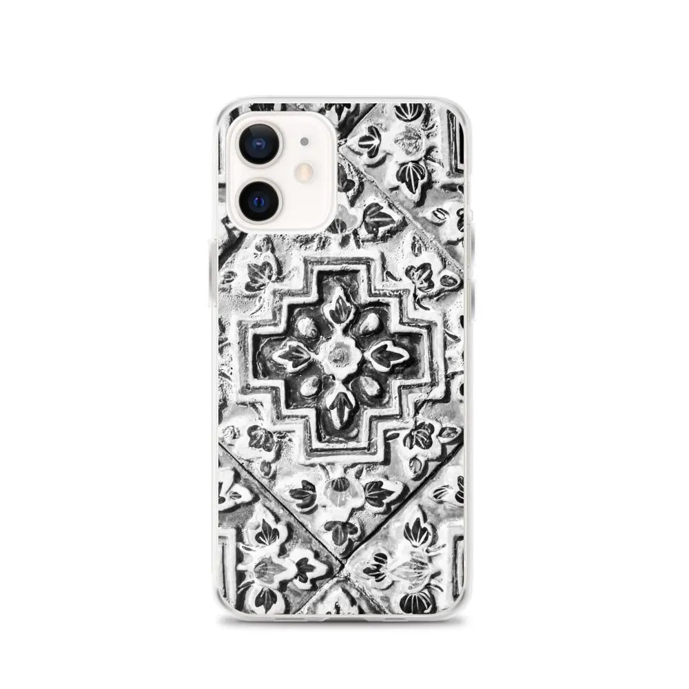 Tactile - Designer Travels Art Iphone Case - Black And White - Iphone 12 - Mobile Phone Cases - Aesthetic Art