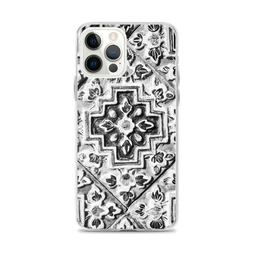 Tactile - Designer Travels Art Iphone Case - Black And White - Iphone 12 Pro Max - Mobile Phone Cases - Aesthetic Art