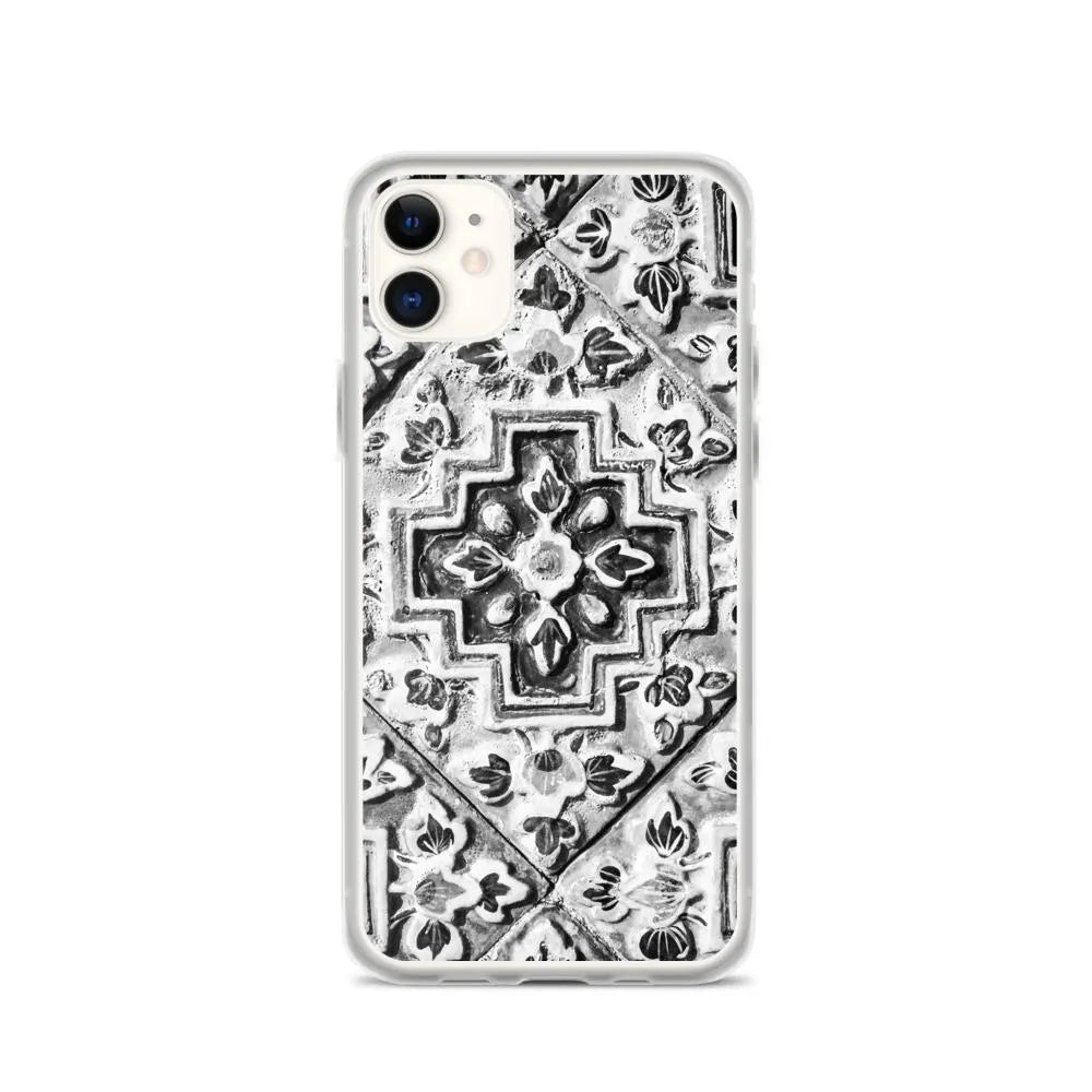 Tactile - Designer Travels Art Iphone Case - Black And White - Iphone 11 - Mobile Phone Cases - Aesthetic Art