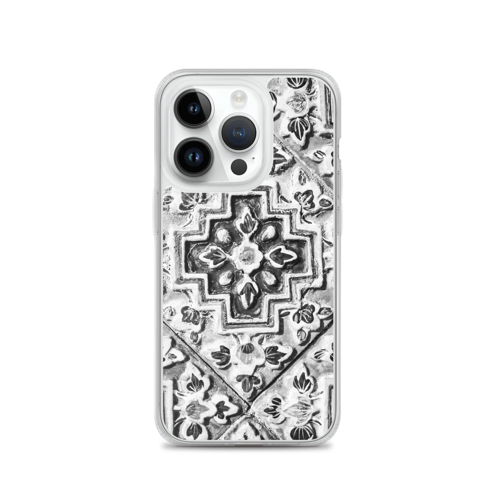 Tactile - Designer Travels Art Iphone Case - Black And White - Iphone 14 Pro - Mobile Phone Cases - Aesthetic Art