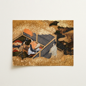 Tale of Genji - Japanese Courtly Aesthetics Art Print / Canvas, 16x12’’ / 41x31cm / Unframed / no Border, Posters Prints & Visual Artwork,